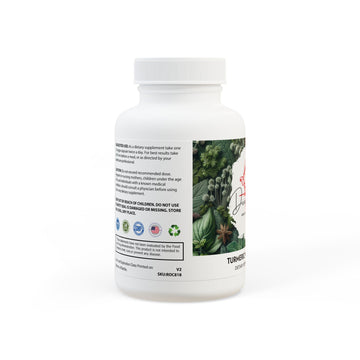 Turmeric with BioPerine® (Black Pepper Fruit Extract) Supplement (60 Capsules)