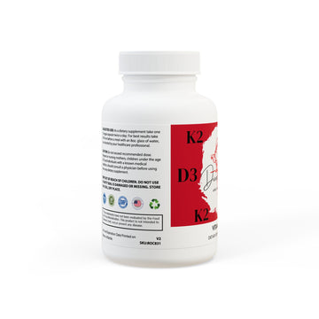 Vitamin K2 + D3 Supplement (60 Capsules)