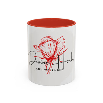 Divine Herbs and Wellness Accent Coffee Mug