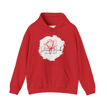 Divine Herbs and Wellness Hoodie - Unisex Sweatshirt for Health Enthusiasts.