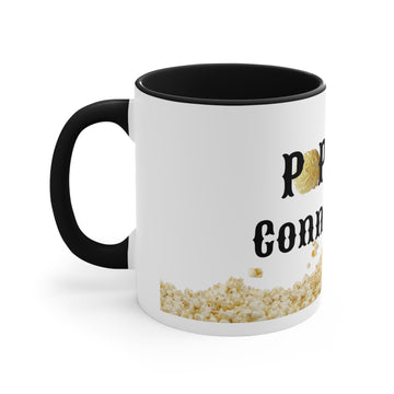 Popcorn Connoisseur Accent Coffee Mug