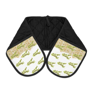 Stylish Oven Mitts for Home Chefs, Unique Kitchen Gift, Heat-Resistant Grilling Accessory, Christmas Cooking Gloves, Fun Cooking Decor